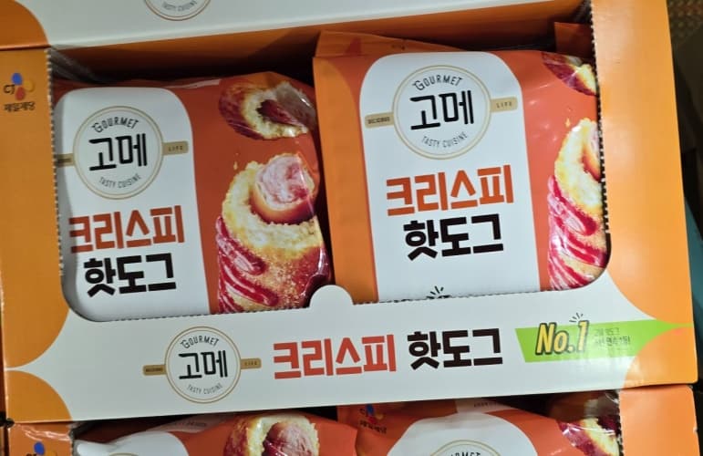 고메 크리스피 핫도그 1,040G (13입) - 상품 패키지