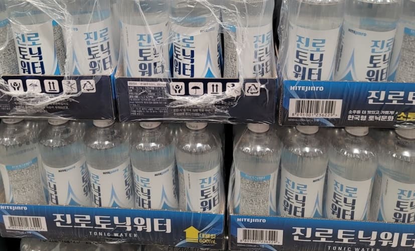 하이트진로 토닉워터 플레인 600ML X 15PET - 상품 패키지